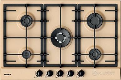 PIANO COTTURA DA INCASSO 5 FUOCHI BLANCO