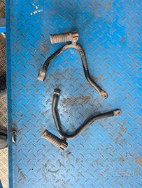 Coppia pedane passeggero yamaha xt 550 e 400