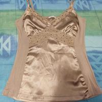Top intimo Oltre in raso e pizzo.