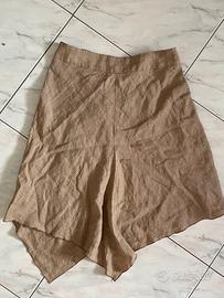 Gonna benetton in lino taglia 42