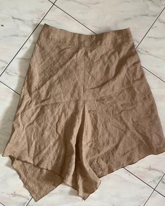 Gonna benetton in lino taglia 42