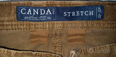 Pantaloni uomo velluto