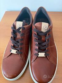 Scarpe ECCO soft GTX in pelle cognac - Nuove - 43