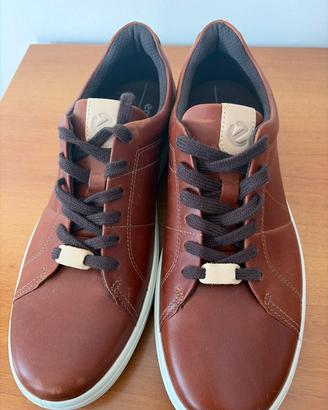 Scarpe ECCO soft GTX in pelle cognac - Nuove - 43