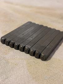 Set punzoni numerici PANZER 3mm Made in Germany