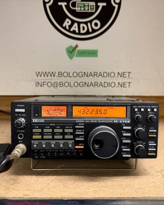 Icom ic 475e + tone squelch Garanzia 12 Mesi