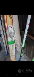 Sci da fondo racchette scarpette 
