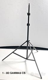 cavalletto stativo 3D GAMMA 3 CS 7622 3 SEZIONI H 