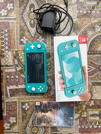 Nintendo Switch lite turchese + Port Royal 4