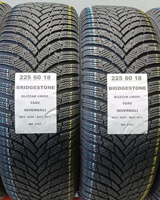 4 GOMME 225 60 18 BRIDGESTONE INV RIF3797