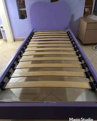 letto colombini con rete ortopedica a doghe