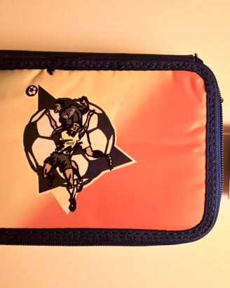 Astuccio 3 Zip Completo "Italia Soccer" 