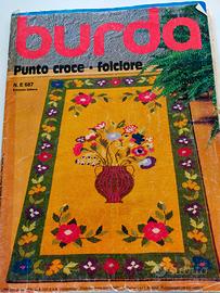 BURDA  punto croce