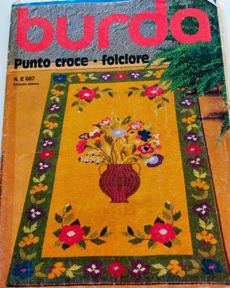 BURDA  punto croce