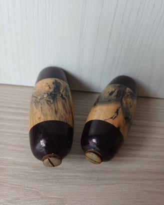 manopole bici d'epoca in legno antiche manopole.