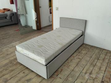 letto singolo con secondo letto