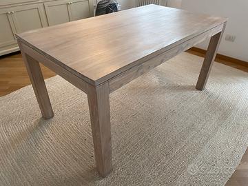Tavolo 160x90 in legno massello Cargo Milano