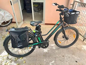 bicicletta elettrica hitway bk8sl  nuova