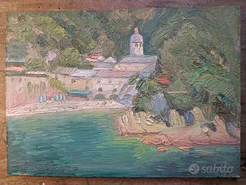 Quadro "San Fruttuoso" di Francesco Dal Pozzo