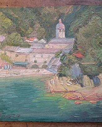 Quadro "San Fruttuoso" di Francesco Dal Pozzo