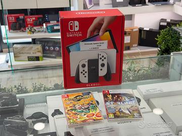 Nintendo Switch OLED + 2 Giochi - PROMO
