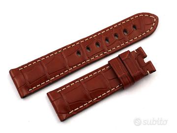 Panerai Cinturino Originale Alligatore Marrone 22