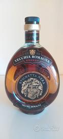 Bottiglia Vecchia Romagna Etichetta Nera-anni '80
