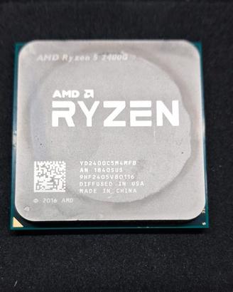 Processore AMD Ryzen 5 2400G 3,6GHz con grafica