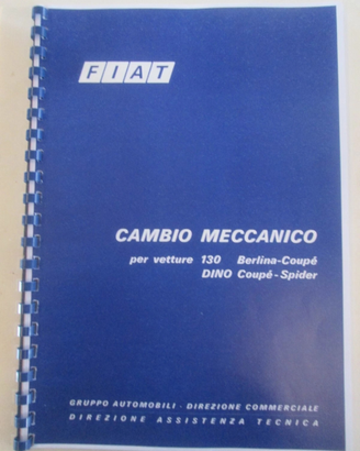 Fiat Dino Fiat 130 Manuale Riparazione Cambio ZF