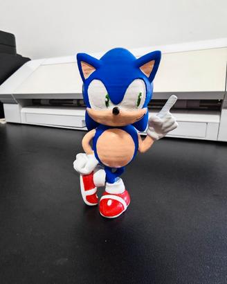 Sonic 11 cm – Stampa 3D Dipinta a Mano