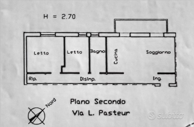 Trilocale finemente ristrutturato