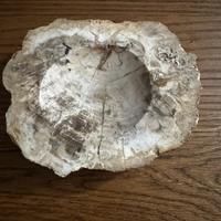 Posacenere marmo fossile vintage