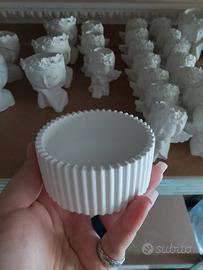 vasetto piccolo in gesso 