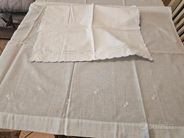 set l3nzuolino+federa culla lettino