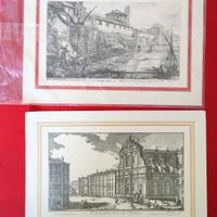 5 foto riproduzioni di stampe antiche di Roma 