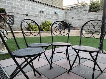 Sedie da giardino
