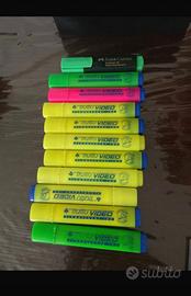 Evidenziatori e penne