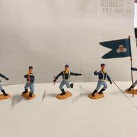 Lotto Timpo Toys 5 Soldatini Unionisti - Guerra ci