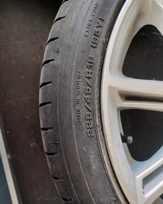 cerchi MilleMiglia da 18 pollici con gomme