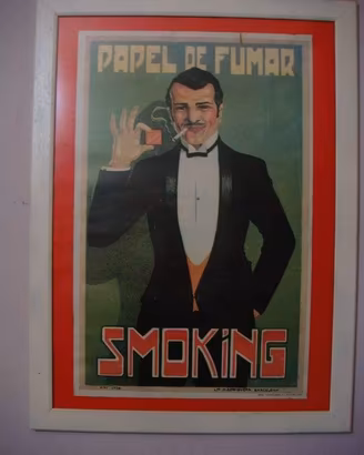 Locandina d'epoca Smoking 