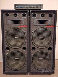 Casse Gemini GSM 3032 + Amplificatore XPM 600