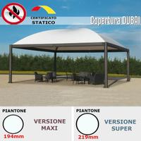 Copertura gazebo pesante 7x7 certificato cerimonie