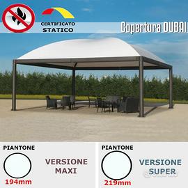 Copertura gazebo pesante 7x7 certificato cerimonie