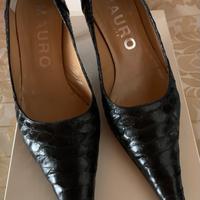 Scarpe decollete di pitone