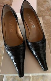 Scarpe decollete di pitone