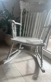 SEDIA A DONDOLO SHABBY