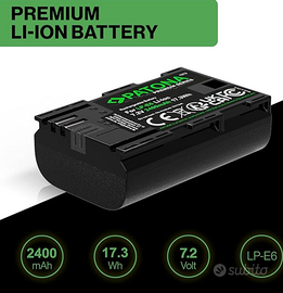 PATONA PREMIUM LP-E6N - Caricabatteria + Batteria