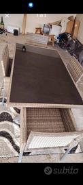 set esterno rattan