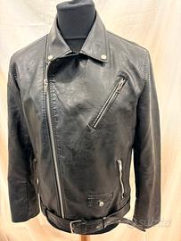 Giubbotto simil pelle nero