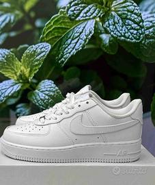 Nike Air Force 1 42 Bianche Sneakers Uomo Nuove